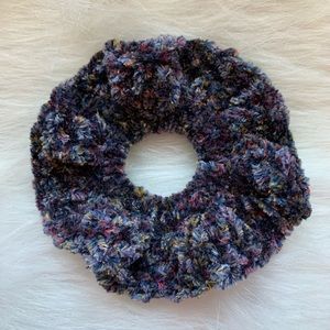 BOGO crocheted chenille velvet hair scrunchie
